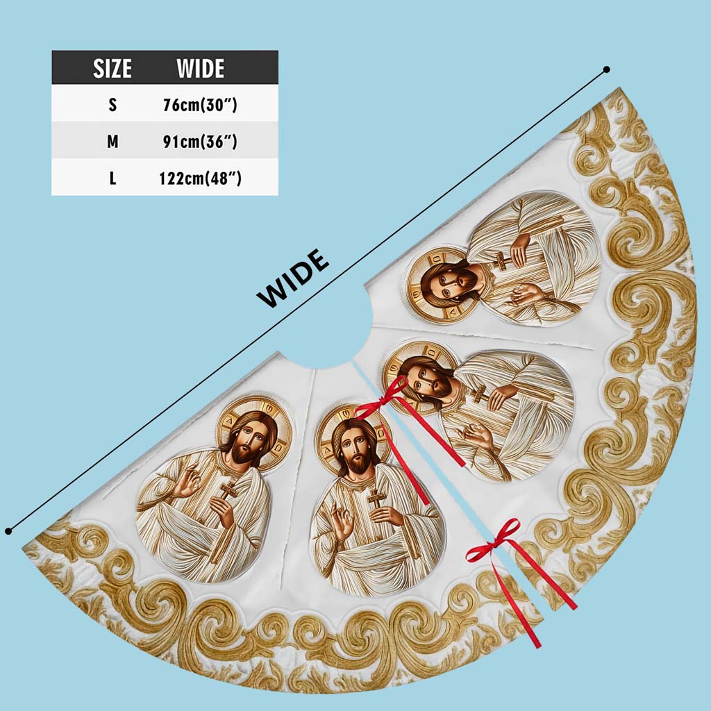Jesus Christmas Tree Skirt QFHM5281001