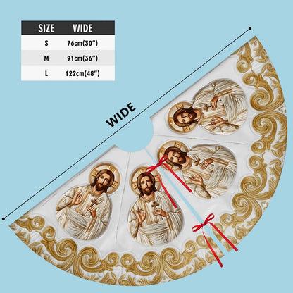 Jesus Christmas Tree Skirt QFHM5281001