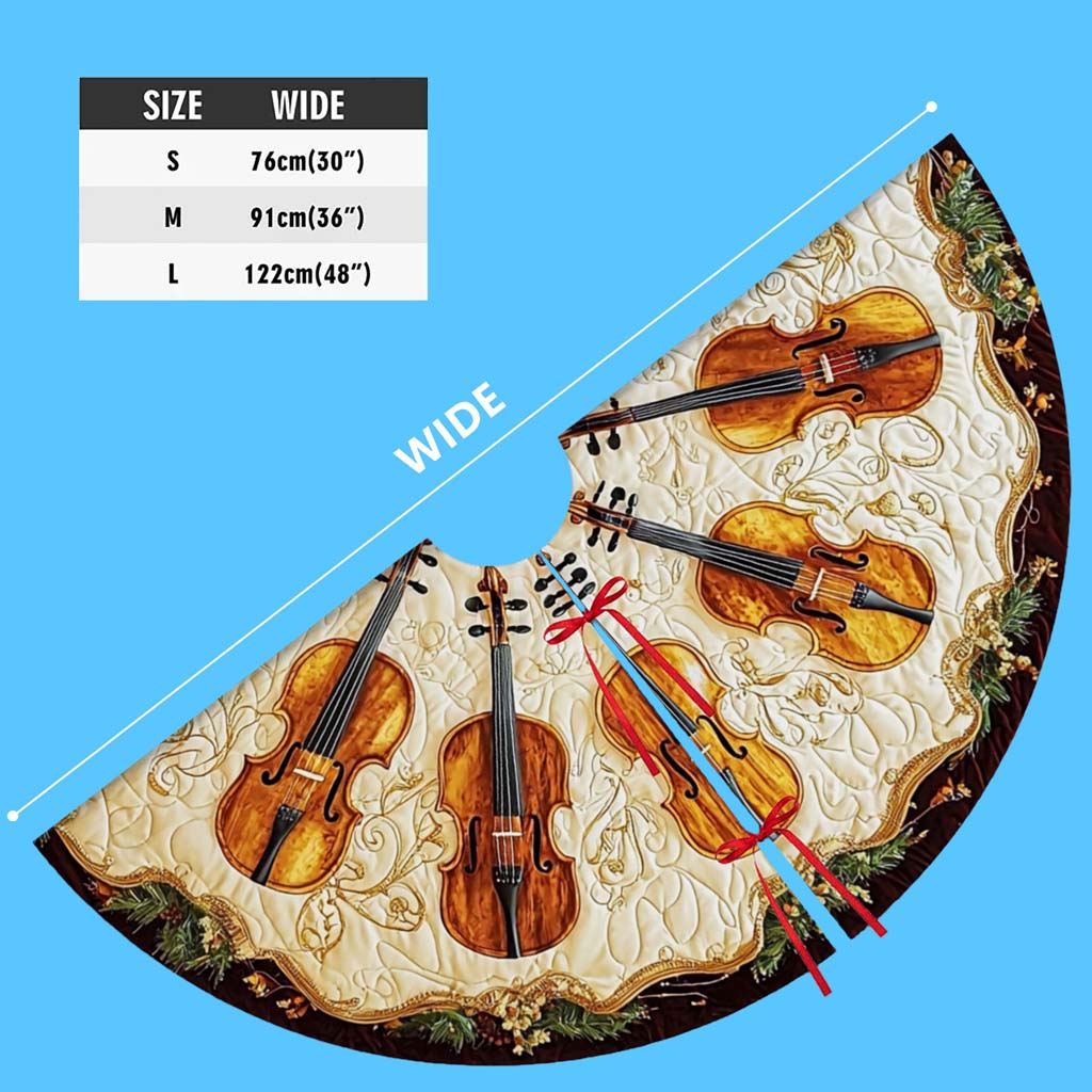 Violin Christmas Tree Skirt UKHM5271002