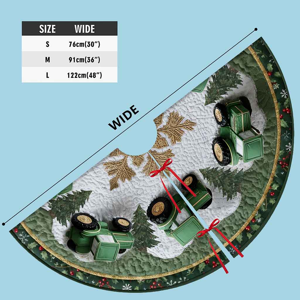 Tractor Christmas Tree Skirt NPND5241005