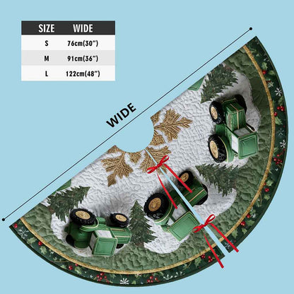 Tractor Christmas Tree Skirt NPND5241005