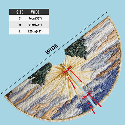 Nativity Christmas Tree Skirt, Festive Holiday Decoration QFHM5091005