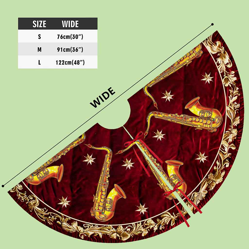 Saxophone Christmas Tree Skirt UKND5281002