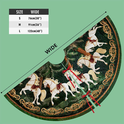 Horse Christmas Tree Skirt UKTO5311002