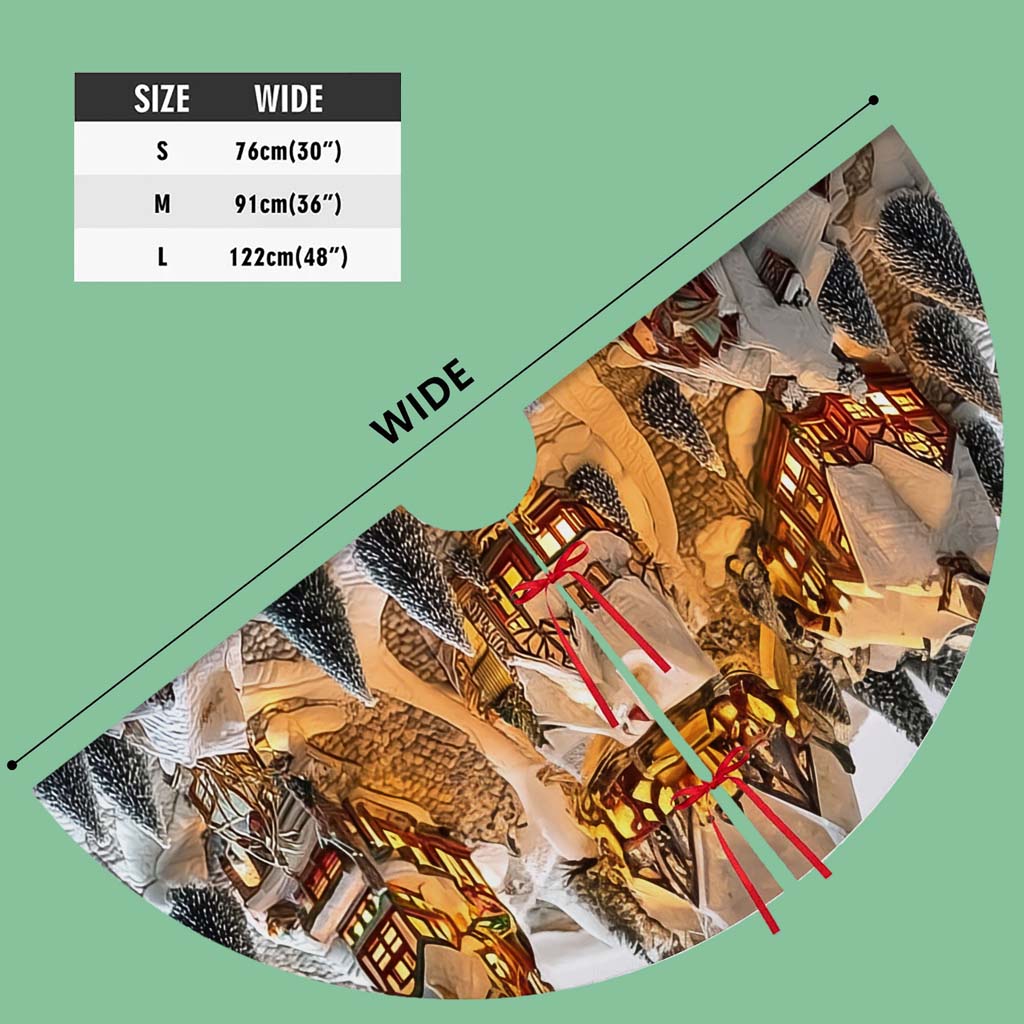 Winter Village Christmas Tree Skirt QFHM5211002