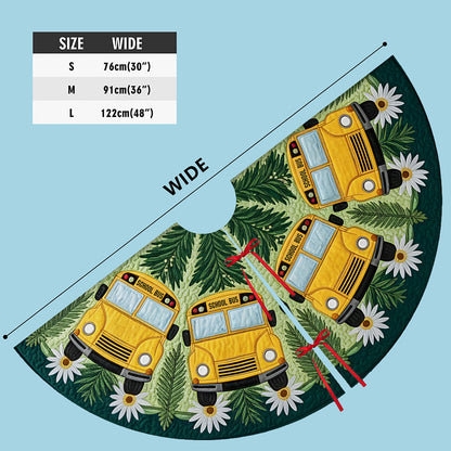 School Bus Christmas Tree Skirt QFTO5171001