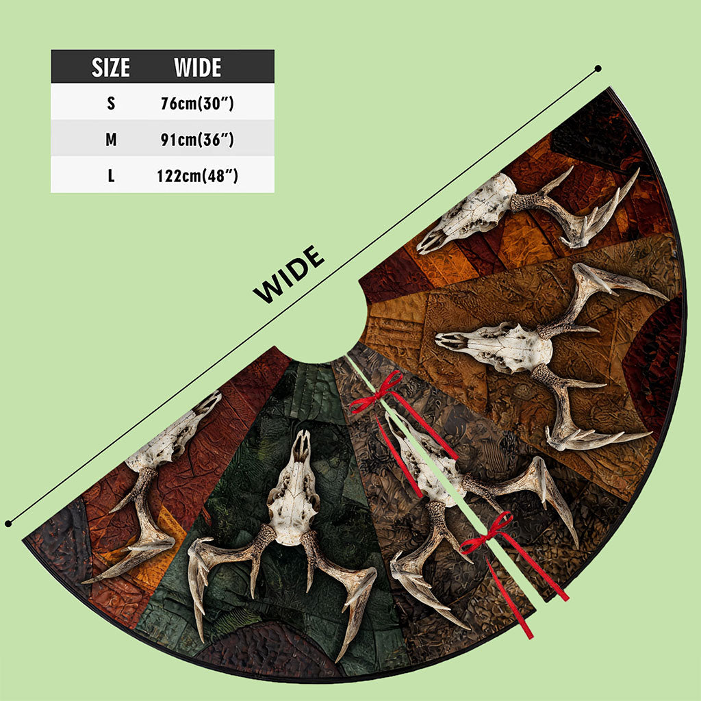 Dear Hunting Christmas Tree Skirt QFNT5221002