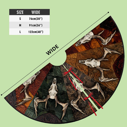 Dear Hunting Christmas Tree Skirt QFNT5221002