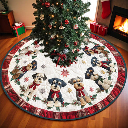 Schnauzers  Christmas Tree Skirt UKPY5301004