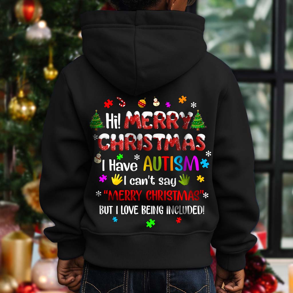 Autism Christmas Shirt For Kids, Holiday Special Needs Gift, Christmas Gift For Autistic Children, Xmas Gift For Autistic Girls, Autistic Boys QFHM4111001