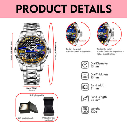 Personalized Police Watch UKPY6110801
