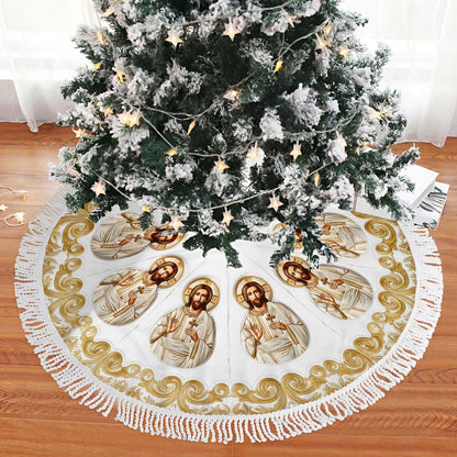 Jesus Christmas Tree Skirt QFHM5281001