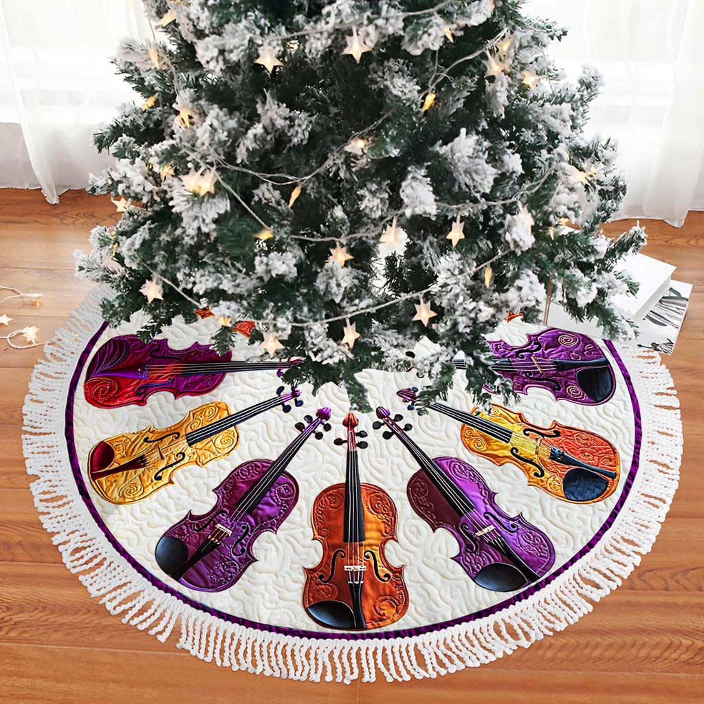 Violin Christmas Tree Skirt UKHM5281004