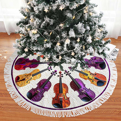 Violin Christmas Tree Skirt UKHM5281004