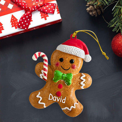 Personalized Gingerbread Christmas Acrylic Ornament QFHA5251002