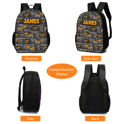 Personalized Inflat Construction Vehicles Backpack NPHA6030701