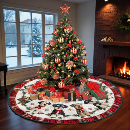 Schnauzers  Christmas Tree Skirt UKPY5301004