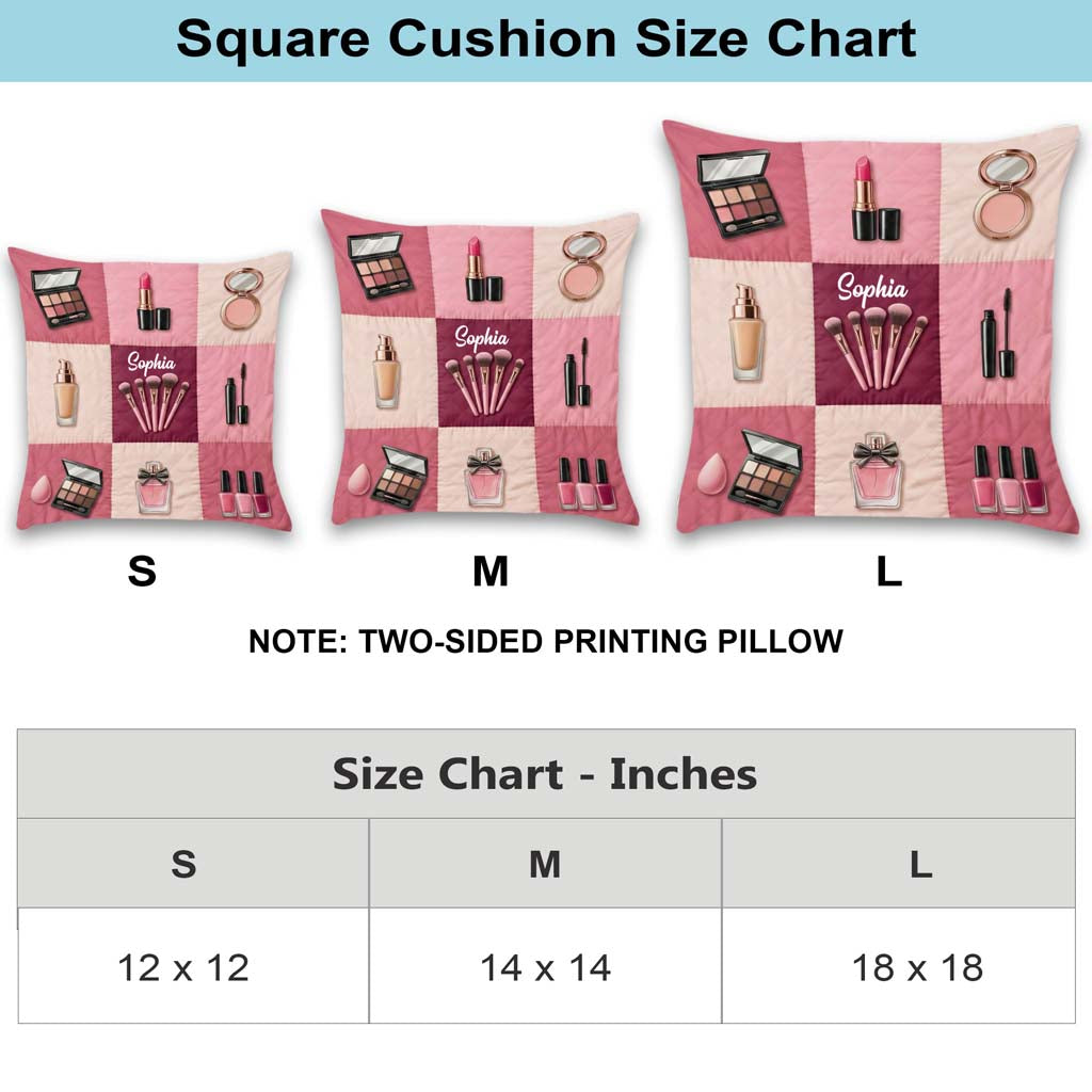 Custom Make Up Linen Pillow THTD6200104