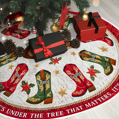 Personalized Family Tree Skirt Gift For Western Family QFPY5211003