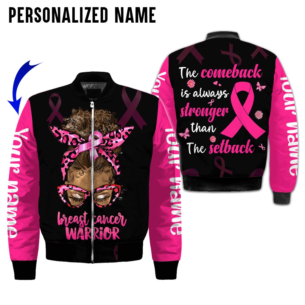 Custom Name Breast Cancer 3D All Over Printed Clothes UKAA3080801