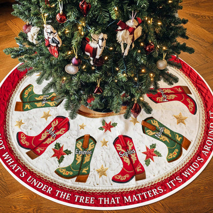 Personalized Family Tree Skirt Gift For Western Family QFPY5211003