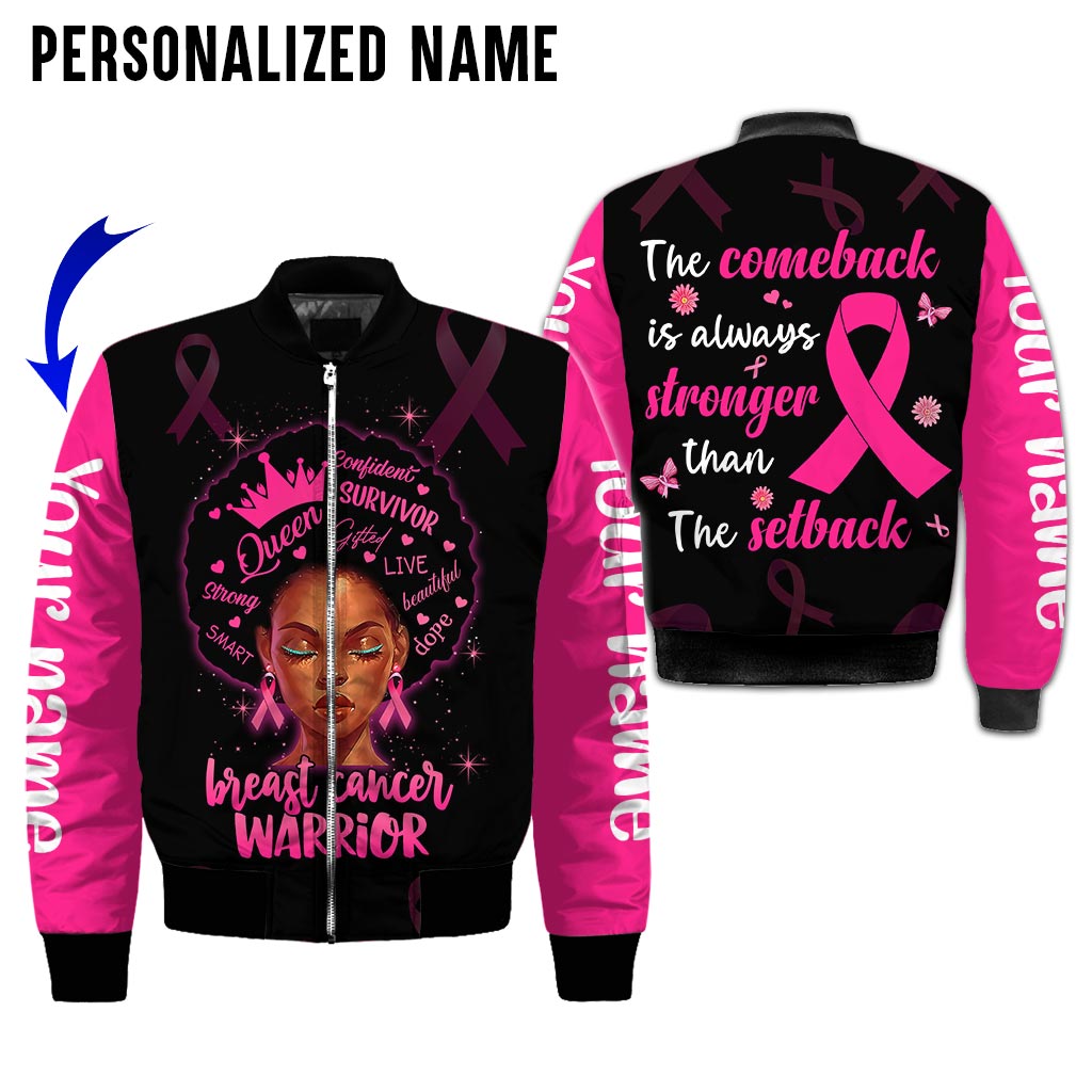 Custom Name Breast Cancer 3D All Over Printed Clothes UKAA3080801