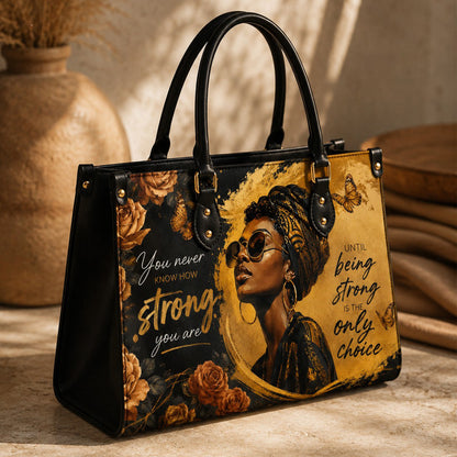 Black Women Leather PU Leather Handbag QFTD6230502