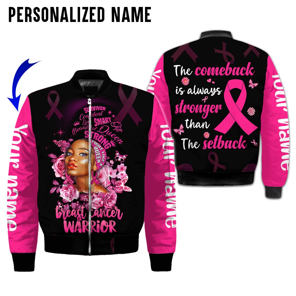 Custom Name Breast Cancer 3D All Over Printed Clothes UKAA3080801