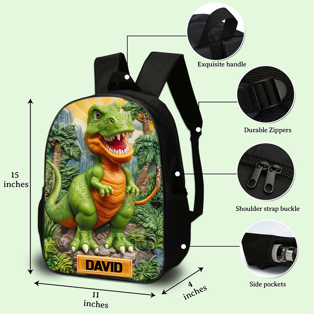 Personalized Dinosaur Backpack QFND5040805