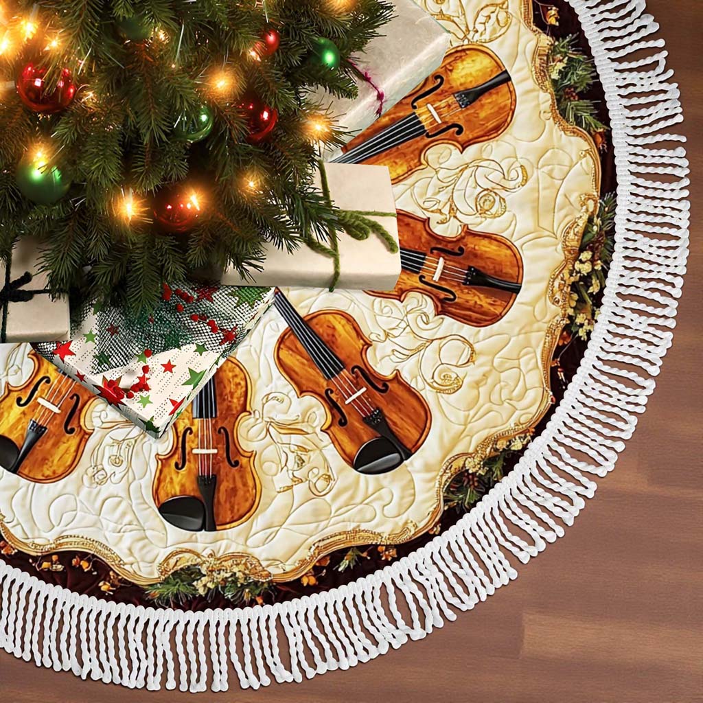 Violin Christmas Tree Skirt UKHM5271002