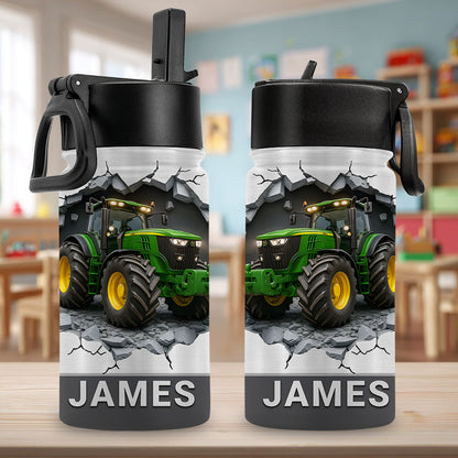 Personalized Tractor Back To School Backpack, School Bag For Kid UKTZ5020801