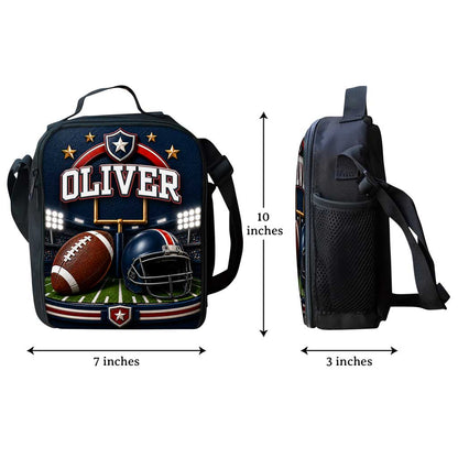 Personalized Football Kids Backpack NPND6250603