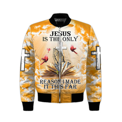 Jesus Is The Only Reason I Made It This Far 3D All Over Printed Clothes QFUU231106