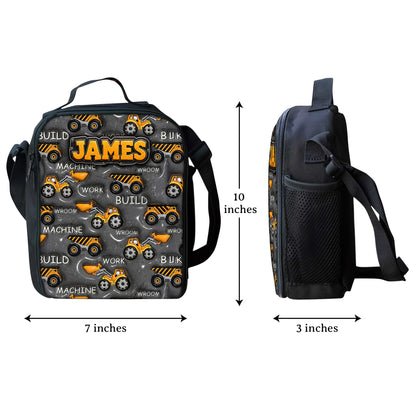 Personalized Inflat Construction Vehicles Backpack NPHA6030701