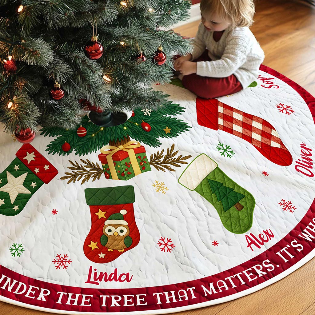 Personalized Family Tree Skirt UKPY5231003