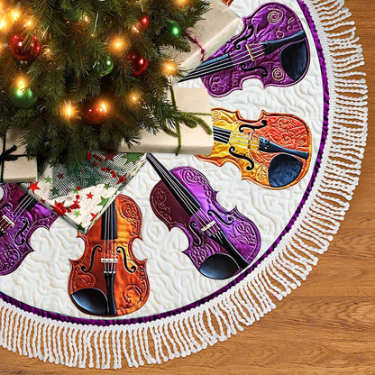 Violin Christmas Tree Skirt UKHM5281004