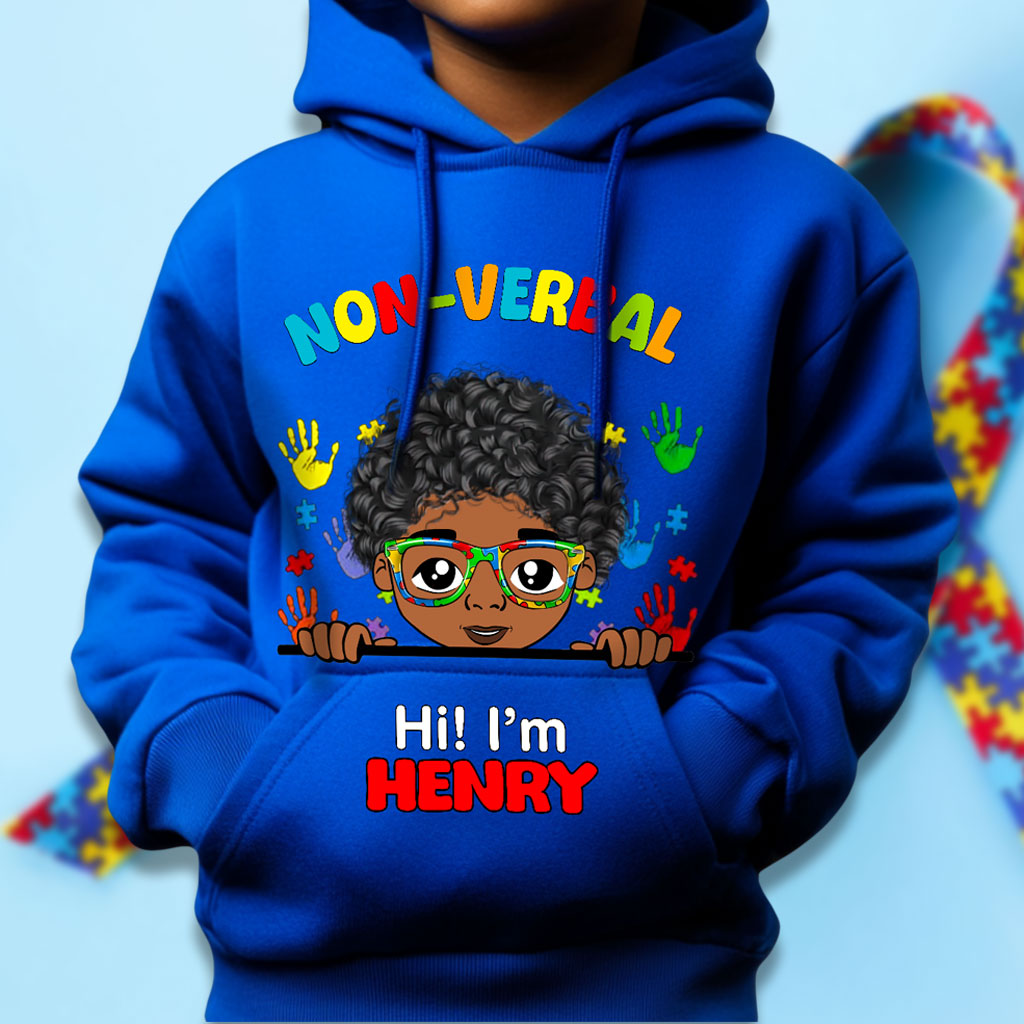Personalized Autism Hoodie For Kids. Hoodie For Autistic Boys, Autistic Children, Autistic Girls, Autistic Boys MQND4180903