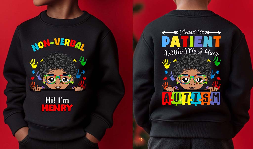 Personalized Autism Hoodie For Kids, Hoodie For Autistic Boys, Autistic Children, Autistic Girls, Autistic Boys, Be Kind Autism Kids QFHM4161005