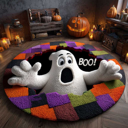 Halloween Ghost 3D Effect Rug QFTD5170902