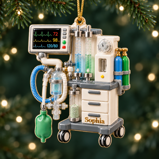 Personalized Anesthesia Machine 3D Ornament NPTD6300901