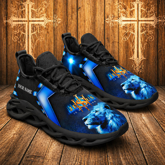 Personalized Name Jesus Is My Savior Way Maker Miracle Worker Shoes UKAA050501