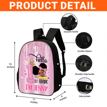 Personalized School Grade And Kids Name Back To School Backpack Gift For Kid UKYY3140701