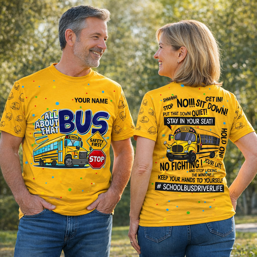Personalized School Bus Driver Shirts NPND5120901