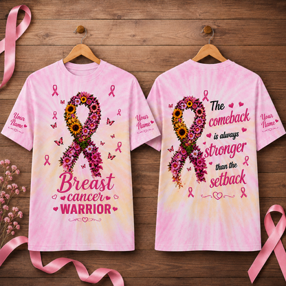 Personalized Breast Cancer Awareness 3D All Over Printed Clothes UKTD6130803