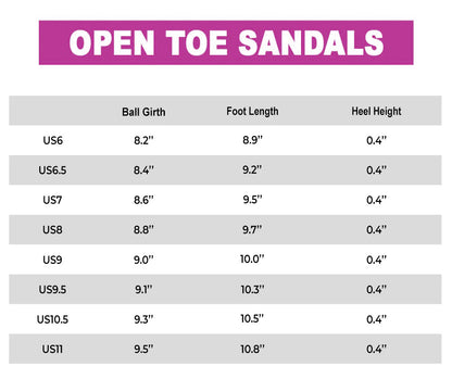 Breast Cancer Open Toe Sandals QFTO5180901