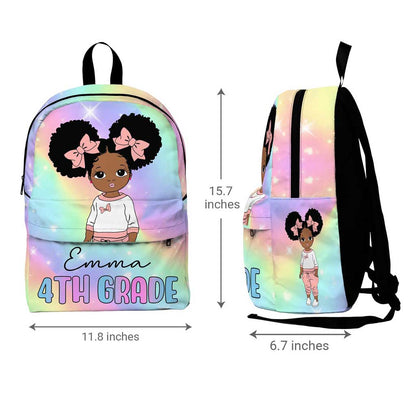 Personalized School Grade And Kids Name Back To School Backpack QFTD3180701-DX