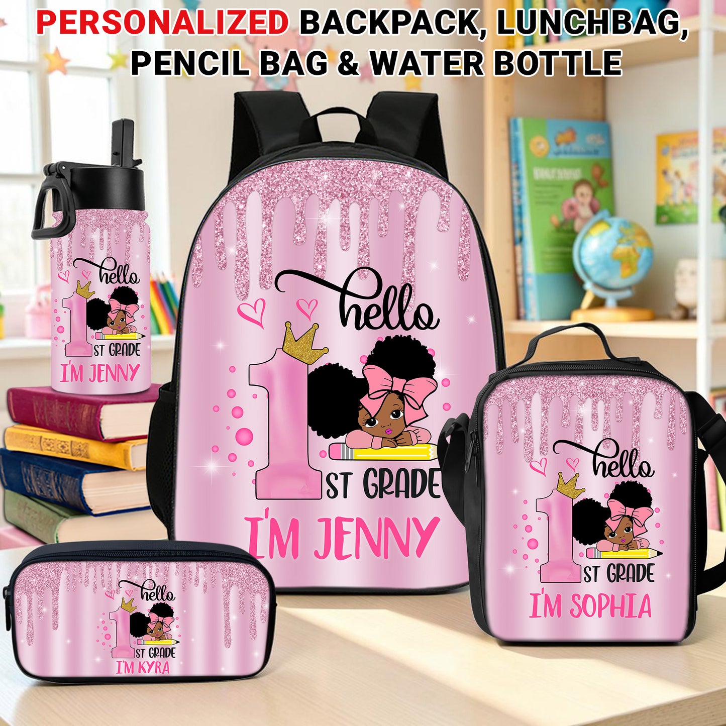 Personalized School Grade And Kids Name Back To School Backpack Gift For Kid UKYY3140701