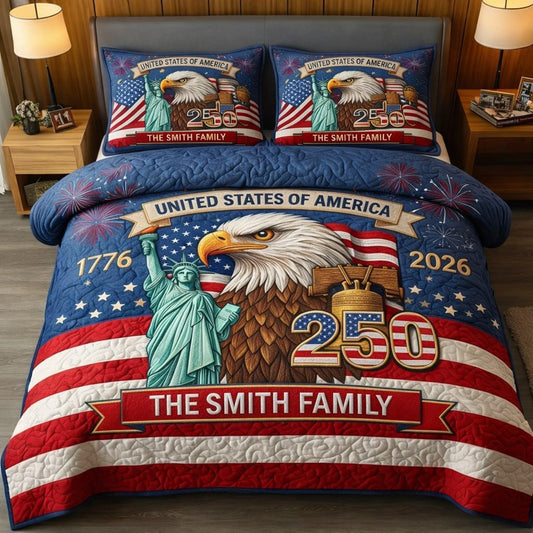 Personalized 250th Anniversary Bedding Set NPND6130401