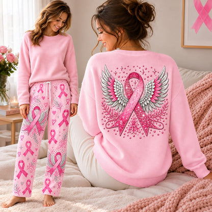 Custom Breast Cancer Knitted Cardigan UKTO5300902