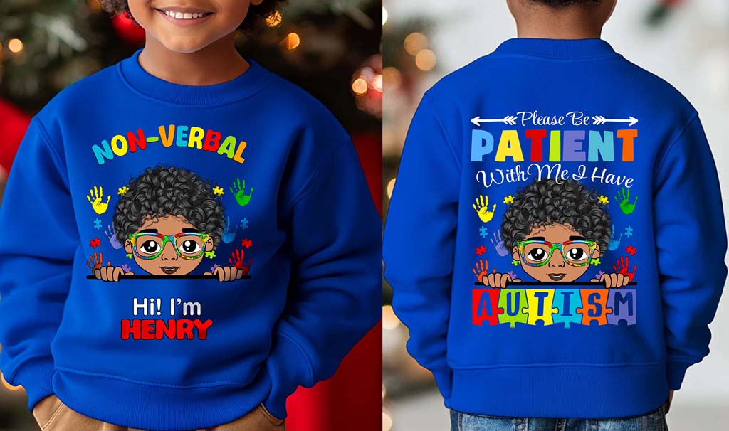 Personalized Autism Hoodie For Kids, Hoodie For Autistic Boys, Autistic Children, Autistic Girls, Autistic Boys, Be Kind Autism Kids QFHM4161005